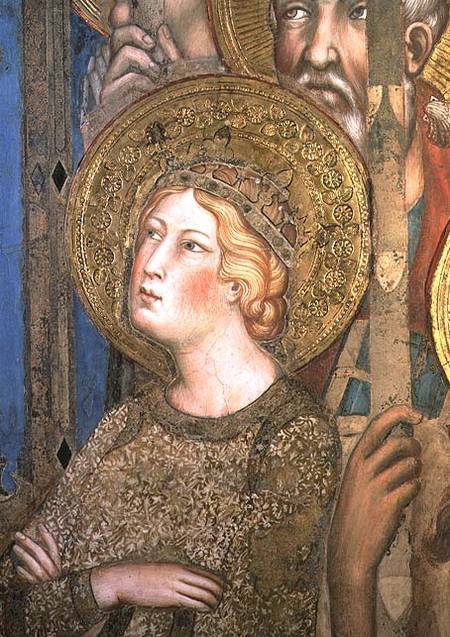 Maesta: St. Catherine of Alexandria od Simone Martini