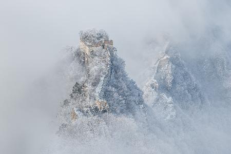 Ice and snow the Great Wall