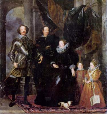 Family Lomellini od Sir Anthonis van Dyck