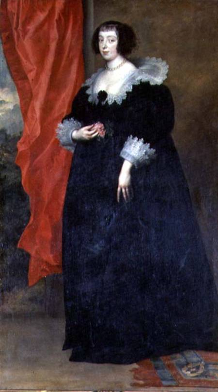 Portrait of Margherita of Lorena, Duchess of Orleans (1615-72) wife of Gaston of Orleans and sister- od Sir Anthonis van Dyck