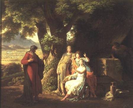Moses and the Daughters of Jethro od Sir Charles Lock Eastlake