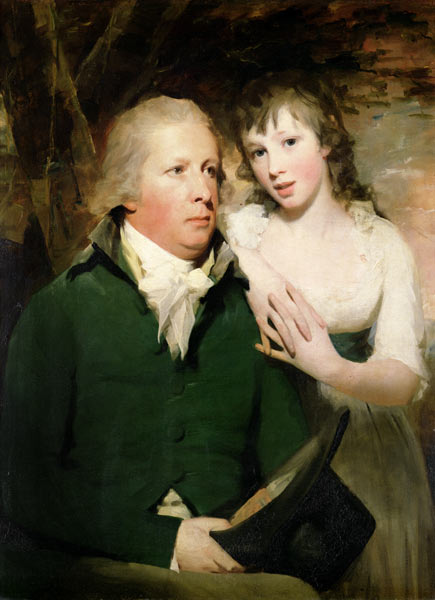 Sir Alexander Don with his daughter Elizabeth od Sir Henry Raeburn