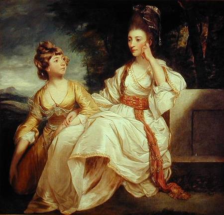 Mrs Thrale and her Daughter Hester (Queeney) od Sir Joshua Reynolds