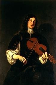 A violin player od Sir Peter Lely
