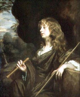 Young Man as a Shepherd