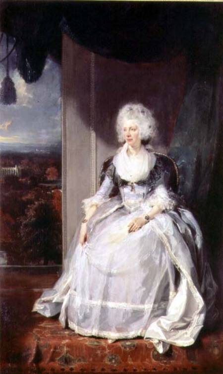 Queen Charlotte, 1789-90, wife of George III od Sir Thomas Lawrence