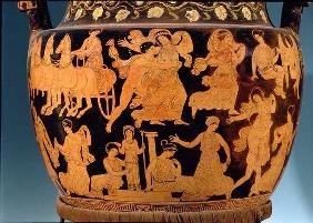 Red-figure volute krater (ceramic) (detail of 85030)