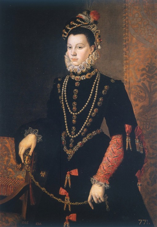 Elisabeth of Valois (1545-1568), Queen of Spain od Sofonisba Anguissola