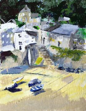 Mousehole, Cornwall, 2005 (acrylic on board) 