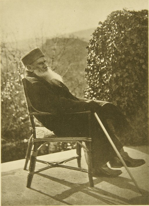 Leo Tolstoy Recovered in Gaspra on the Crimea od Sophia Andreevna Tolstaya