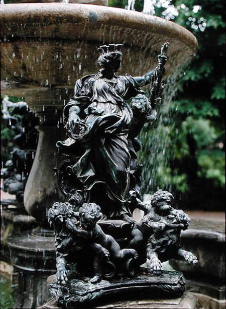 Fountain of Neptune (1661) Island Garden, Aranjuez od Spanish School