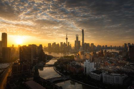 Sunrise in Shanghai