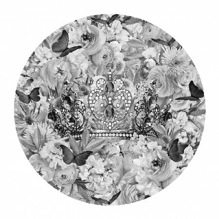 Candy Blooms &amp; Crown Black &amp; White