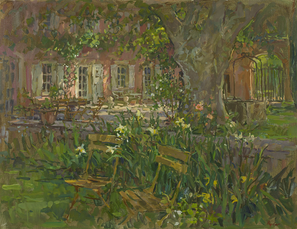 Provence Terrace with Iris od Susan  Ryder