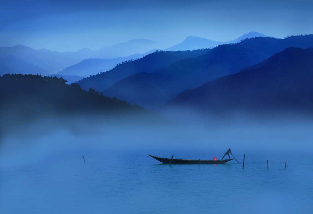 An evening in mountains od Swarnendu Ghosh