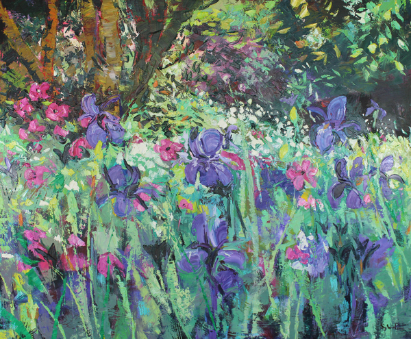 Iris Garden od Sylvia  Paul
