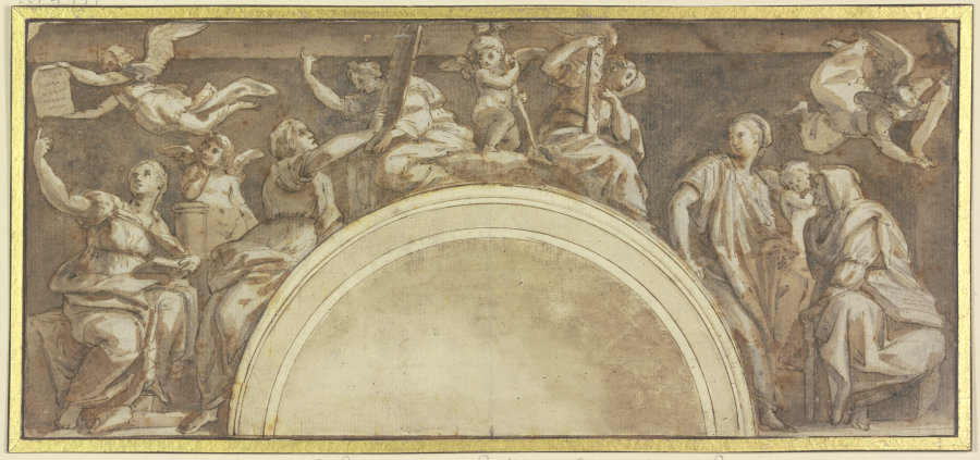 Kopie der Sibyllen des Raffael in S. Maria della Pace in Rom od Taddeo Zuccari
