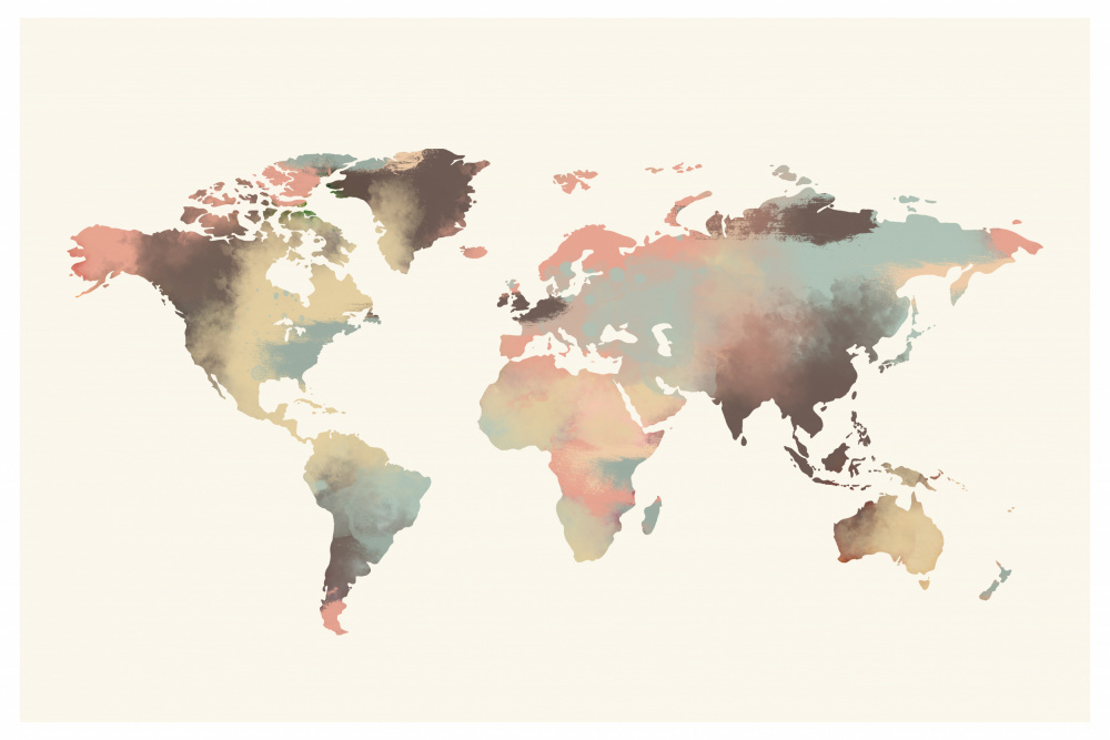 World Map Color od THE MIUUS STUDIO