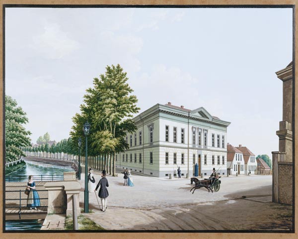 Das Prinzenpalais in Oldenburg od Theodor Presuhn d.Ä.