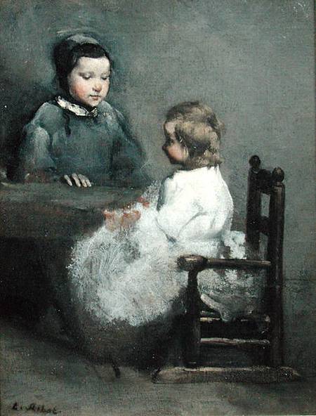 The Two Sisters od Théodule-Augustin Ribot