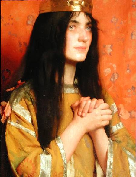 La Reine Clothilde od Thomas Cooper Gotch