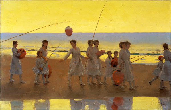 The Sand Bar od Thomas Cooper Gotch