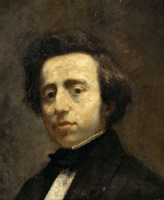 Portrait of Frédéric Chopin od Thomas Couture