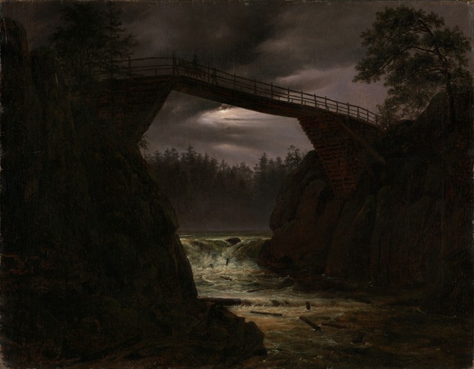 The Bridge outside Arendal od Thomas Fearnley