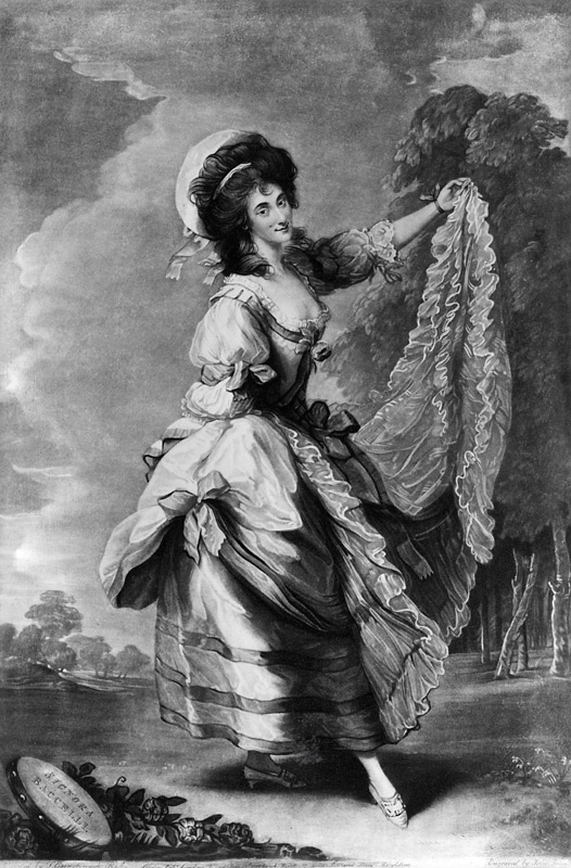 Giovanna Baccelli; engraved by John Jones od Thomas Gainsborough