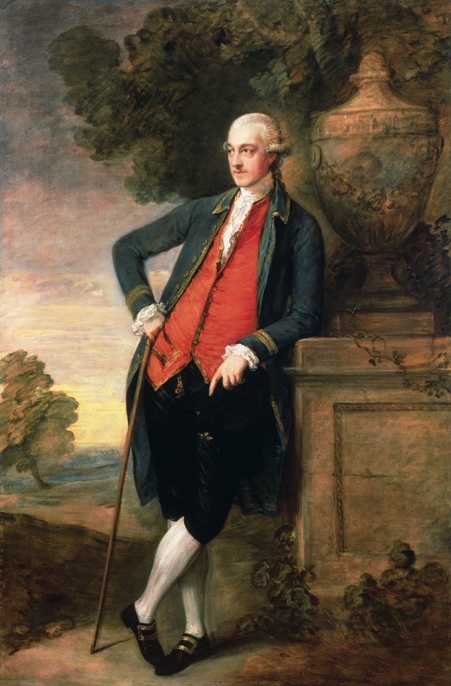 Portrait of Sir Harbord Harbord. Bt. Mp. od Thomas Gainsborough