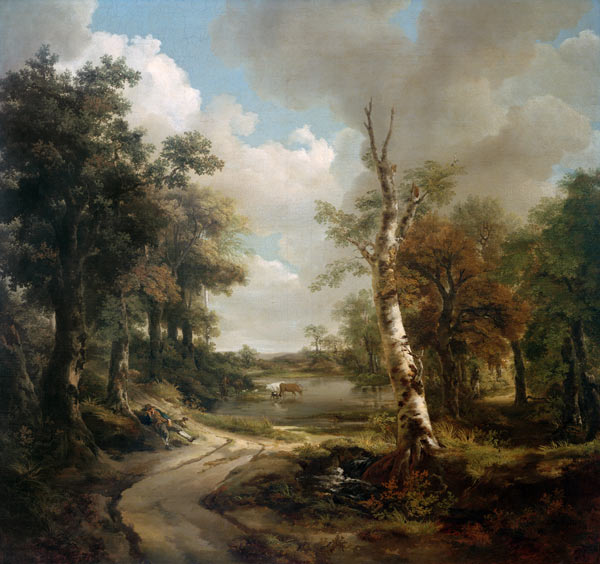 Forest Scene Cornard od Thomas Gainsborough