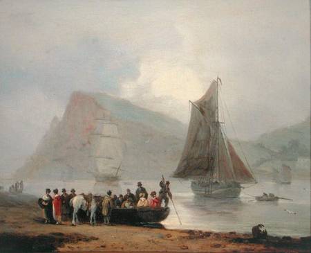 Boarding the Ferry at Teignmouth od Thomas Luny