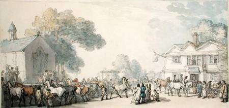 Horse Fair, Southampton  & od Thomas Rowlandson