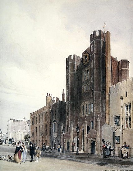 North front to St.James''s Palace, c.1850 od Thomas Shotter Boys