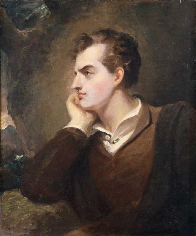 Lord Byron (nach dem Gemälde von Richard Westall). od Thomas Sully