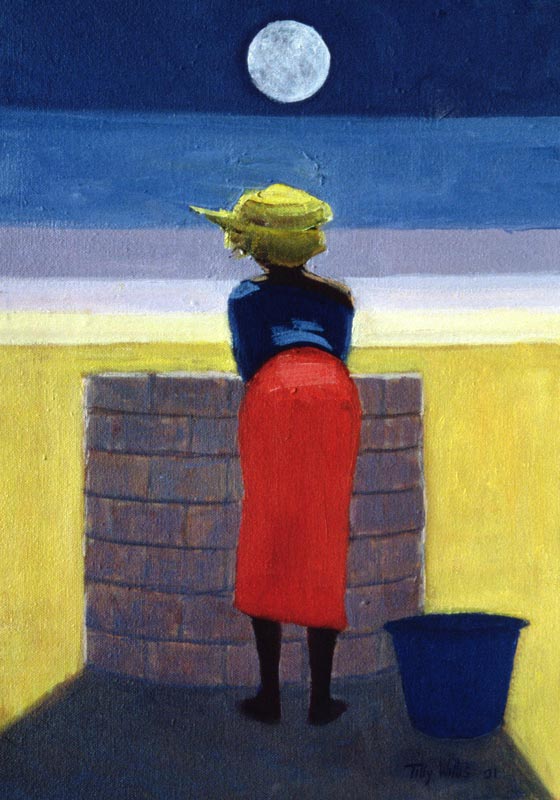 Moonlit Evening, 2001 (oil on canvas)  od Tilly  Willis