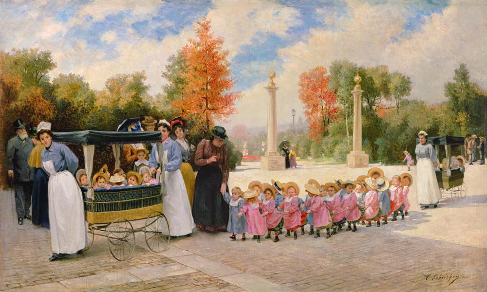 Promenade des Enfants od Timoleon Maria Lobrichon