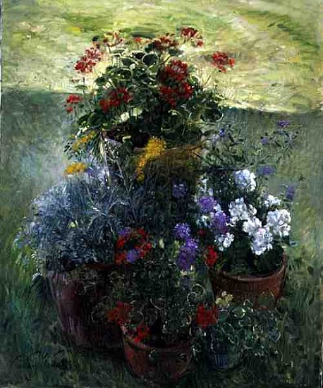 Shaded Pots (oil on canvas)  od Timothy  Easton