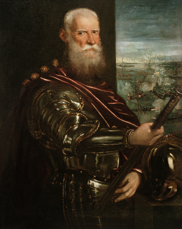 Portrait of Sebastiano Vernier (d.1578) Commander-in-Chief of the Venetian forces in the war against od Tintoretto (eigentl. Jacopo Robusti)
