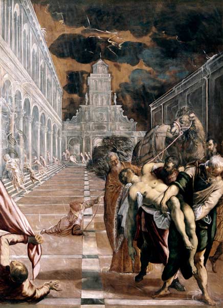 Rescue of the body of Saint Markus od Tintoretto (eigentl. Jacopo Robusti)
