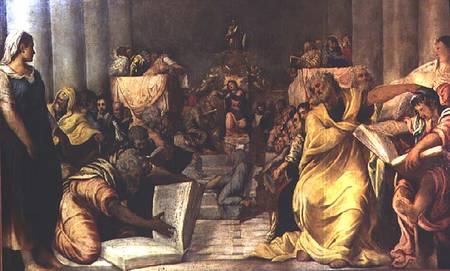 Christ Among the Doctors od Tintoretto (eigentl. Jacopo Robusti)