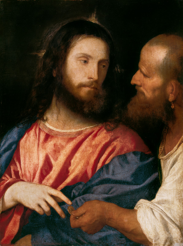 Tizian, Der Zinsgroschen od Tizian (ve skutečnosti Tiziano Vercellio)