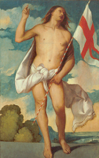 Der auferstandene Christus. od Tizian (ve skutečnosti Tiziano Vercellio)