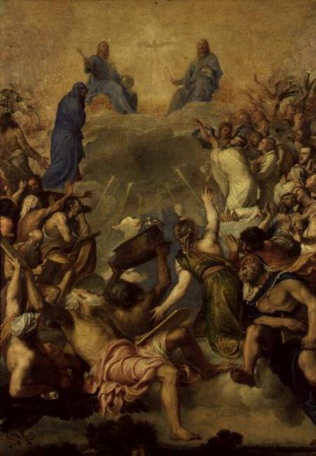 The Holy Trinity od Tizian (ve skutečnosti Tiziano Vercellio)