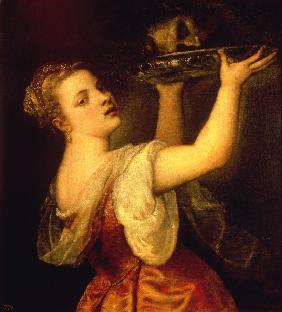 Titian / Salome with raised Platter