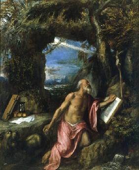 Tizian / St. Jerome (Escorial)