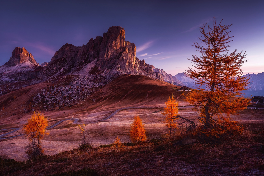 Frozen morning in Dolomites od TomaszOryszczakPhotography