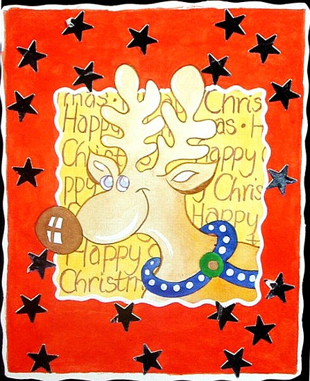 Happy Reindeer, 2005 (w/c on paper)  od Tony  Todd