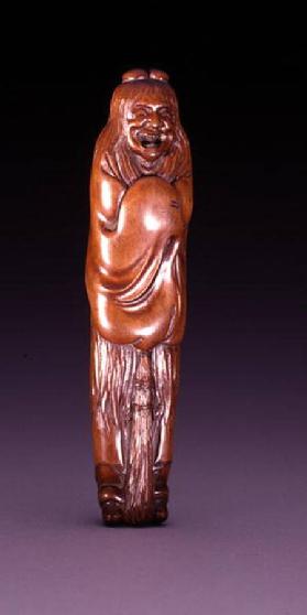 Netsuke, depicting the Zen monk Jitoku