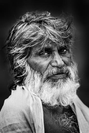 Man of Benares ghats